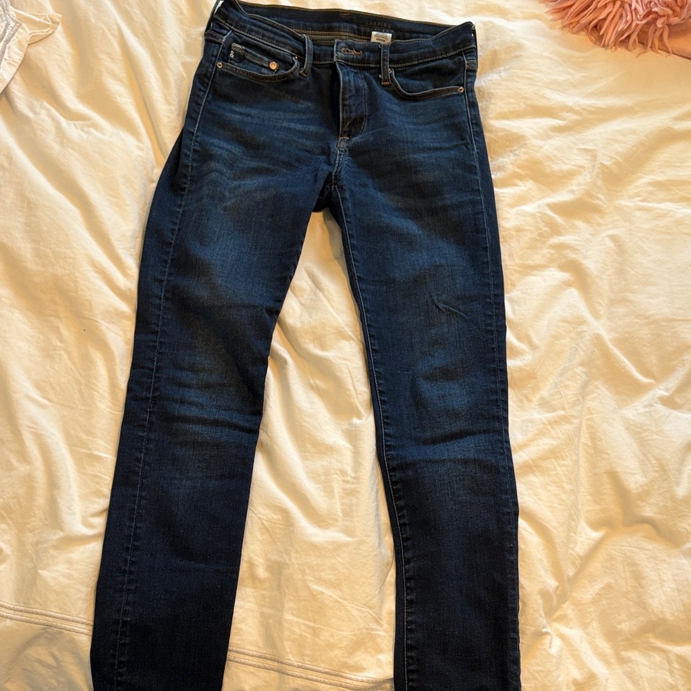 Women’s Dark Blue Skinny Jeans - Classic Stretch Denim